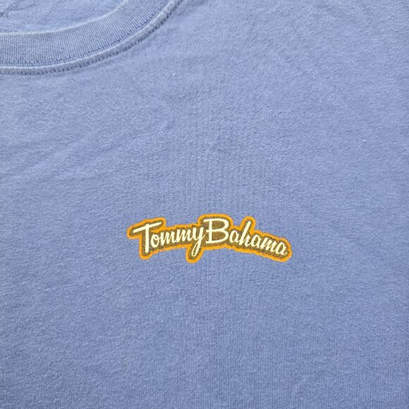 Tommy Bahama Tshirt Men XL Blue Commander in Chef BBQ Grill Summer‎ Beach Casual - Picture 4 of 8